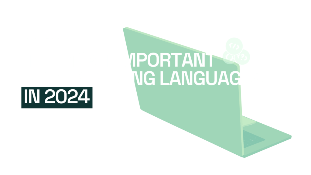 the most important programming languages in 2024 banner